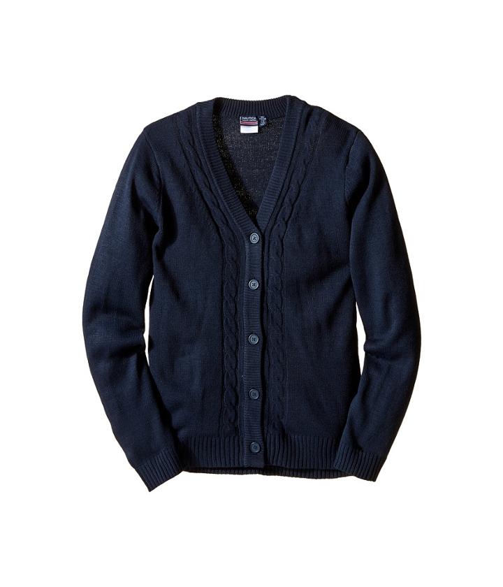 Nautica Kids - Boyfriend Sweater With Seed Stitch