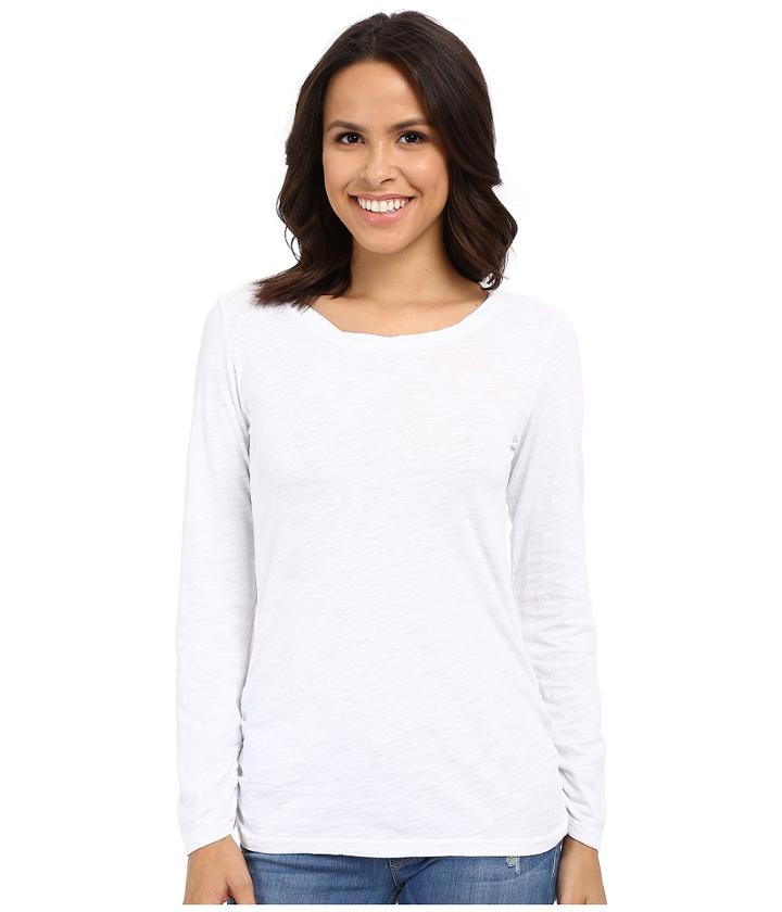 Mod-o-doc - Slub Jersey Long Sleeve Twisted Scoop Neck Tee