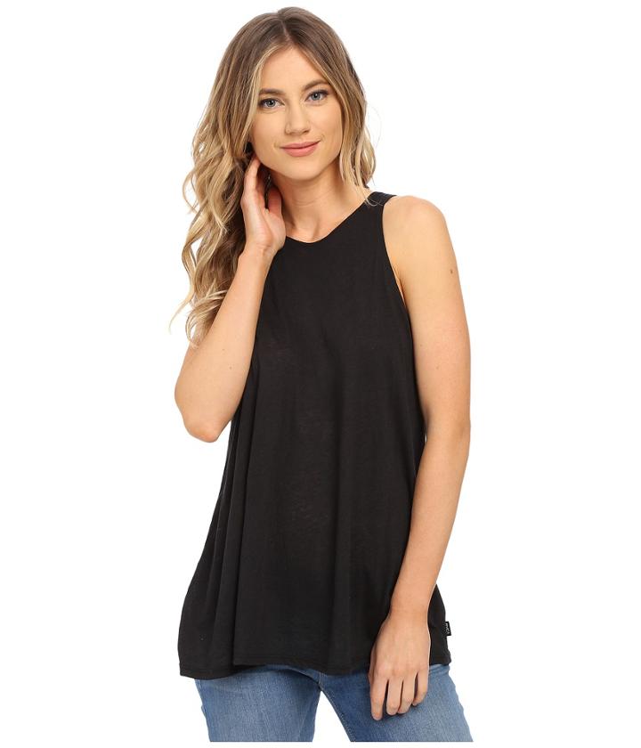 Rvca - Label High Neck Tunic Tank Top