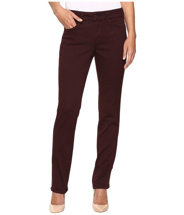 Nydj - Sheri Slim In Super Sculpting Denim In Brandy Wine