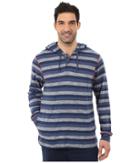 Tommy Bahama - Heather Cotton Modal Feeder Stripe Knit Long Sleeve Hoodie