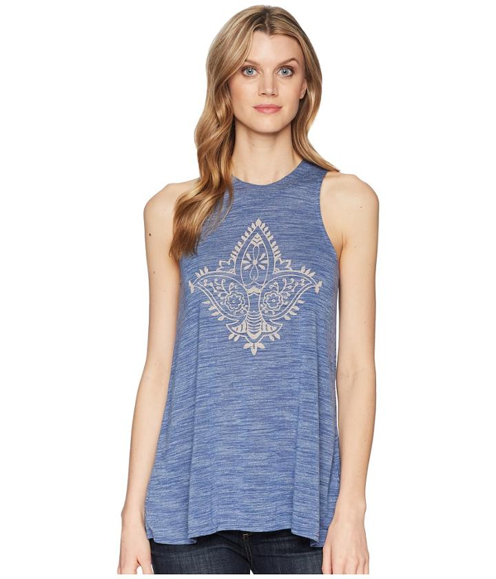 Roper - 1572 Heather Jersey Mock Top