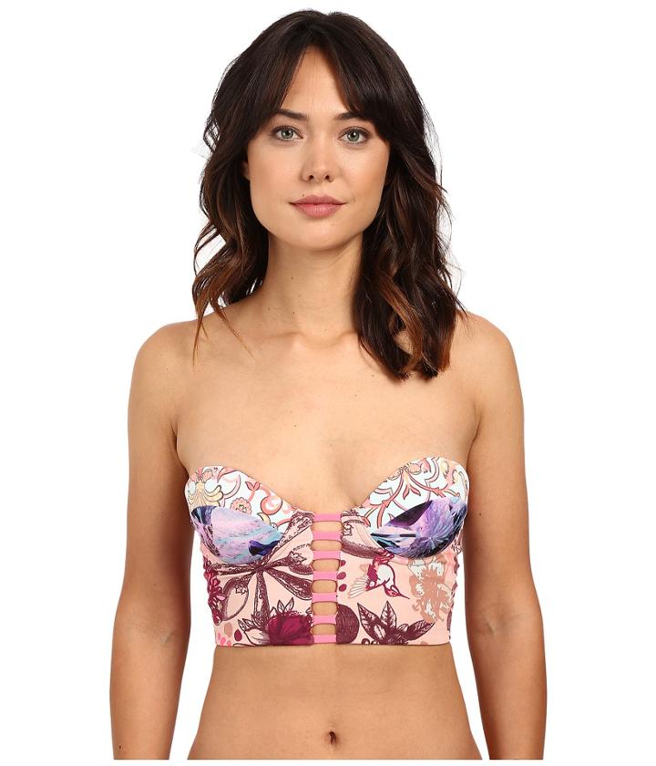 Maaji - Floral Expressionism Top W/ Graduated Booster Cup