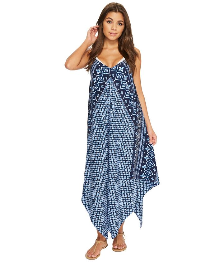 Tommy Bahama - Indigo Cowrie Scarf Dress Cover-up