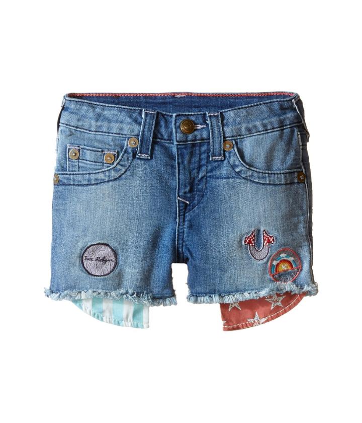 True Religion Kids - Patched Casey Single End Shorts