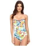 Tommy Bahama - Fleur De Lite Bandeau One-piece Swimsuit
