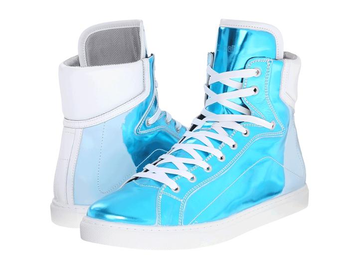 Just Cavalli - Hightop W/ Metallic Distressed Effect