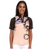 Jamie Sadock - Shanghai Print Crunchy Short Sleeve Top