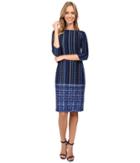 Donna Morgan - Boat Neck Raglan Scuba Dress