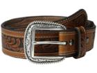 Ariat Tapered Embossed Inlay Belt