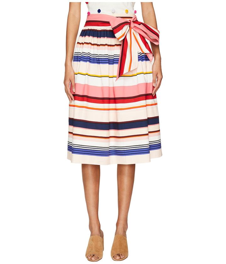 Kate Spade New York - Spice Things Up Berber Stripe Midi Skirt