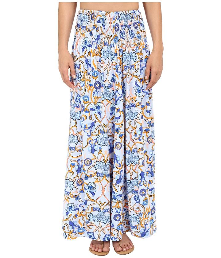Maaji - Blue Honeycomb Cover-up Maxi Skirt