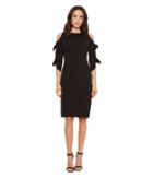 Donna Morgan - Crepe Midi Long Sleeve With Tie Detail