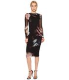 Fuzzi - Long Sleeve Fitted Printed Cover-up