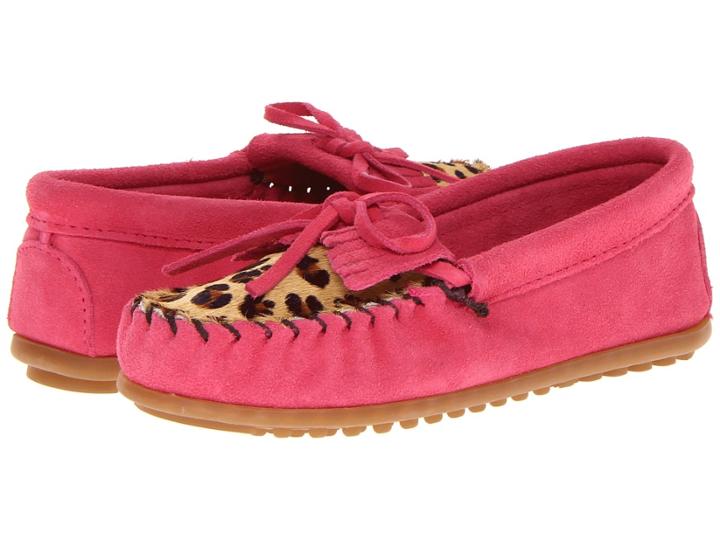 Minnetonka Kids - Leopard Kilty Moc