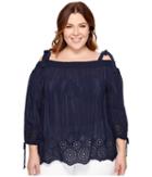 Lucky Brand - Plus Size Off Shoulder Top