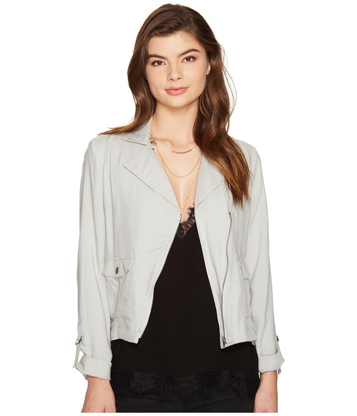 Jack By Bb Dakota - Yohan Medium Rayon Twill Asymmetrical Zip Jacket