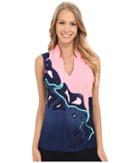 Jamie Sadock - Lava Lamp Print Crunchy Sleevelees Top