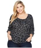 Michael Michael Kors - Plus Size Star Scoop Neck Peasant Top