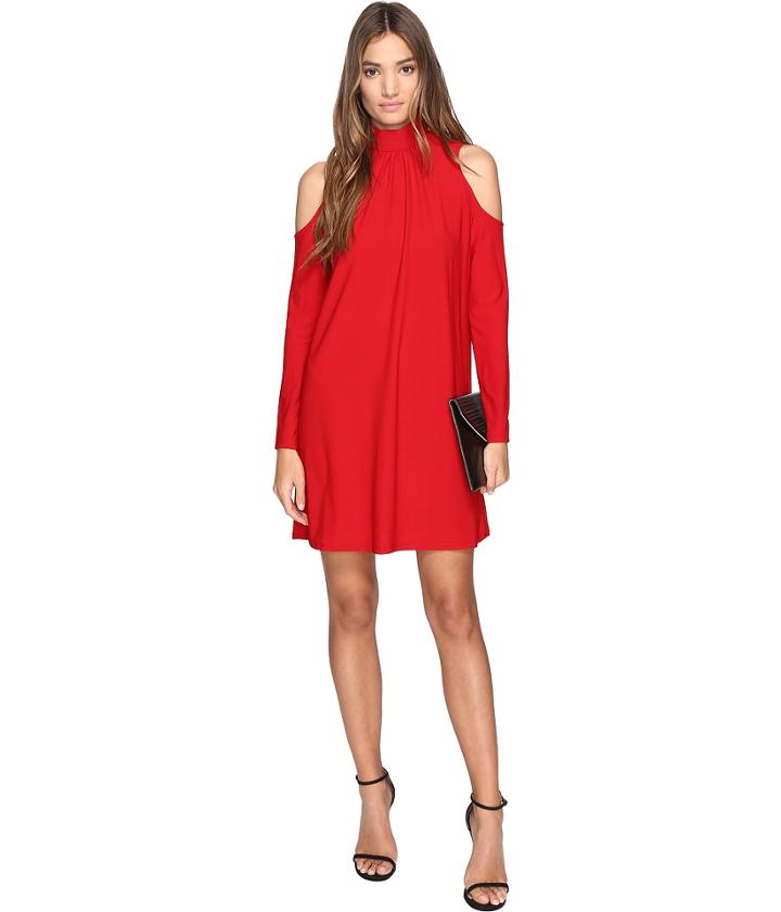 Kensie - Slinky Knit Cold Shoulder Dress Ks2k7728
