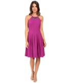 Adrianna Papell - Seamed Dropped Fit And Flare Dress