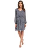 Bobeau - Drop Waist Shirred Dress