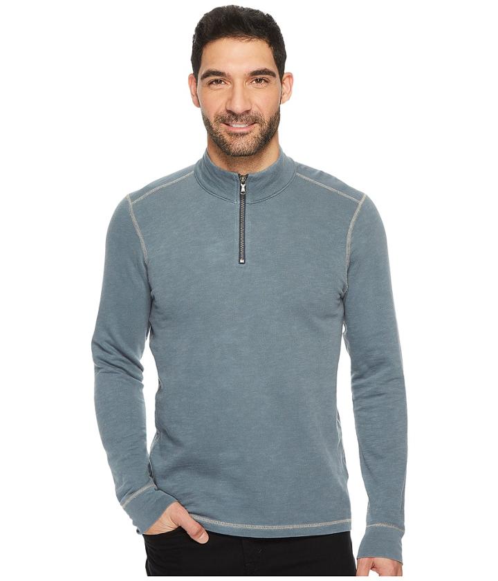 Agave Denim - Barrel Long Sleeve 1/4 Zip Slub Terry