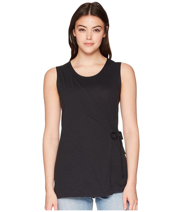 Nau - Strie Sleeveless Wrap Top