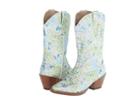 Roper Kids All Over Glitter And Lace Snip Toe