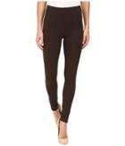 Liverpool - Reese Ankle Leggings With Slimming Waist Panel In Dark Chocolate