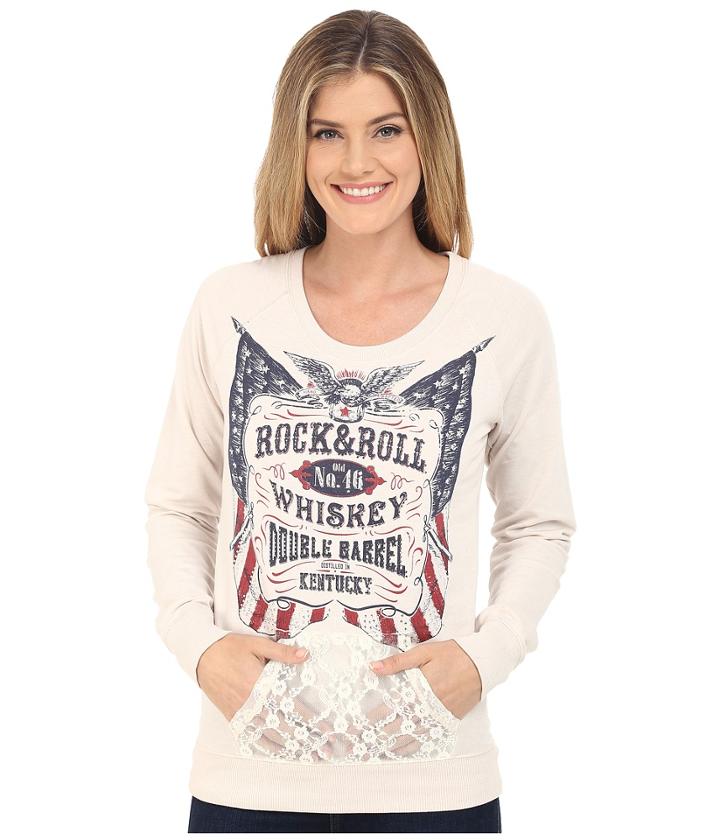 Rock And Roll Cowgirl - Long Sleeve Sweatshirt 48-6214