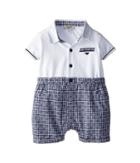 Armani Junior - Plaid Short One Piece W/ White Top