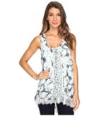 Karen Kane - Lace Hem Tank Top