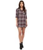 Brigitte Bailey - Leyla Boyfriend Shirtdress With Roll Up Hem