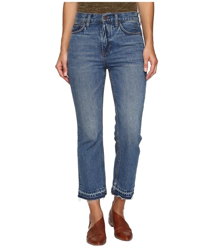 Free People - Cropped Boot Jeans In Blue