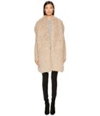 Just Cavalli - Long Sleeve Fluffy Alpaca Wool Jacket