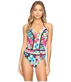 Bleu Rod Beattie - Two Of A Kind Plunge Halter Mio One-piece