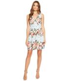 Jessica Simpson - Floral Fit And Flare Dress