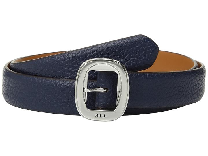 Lauren Ralph Lauren - 1 Basic Rounded Centerbar Pebble Belt