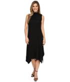 Nally &amp; Millie - Sleeveless Midi Dress W/ Mock Neck