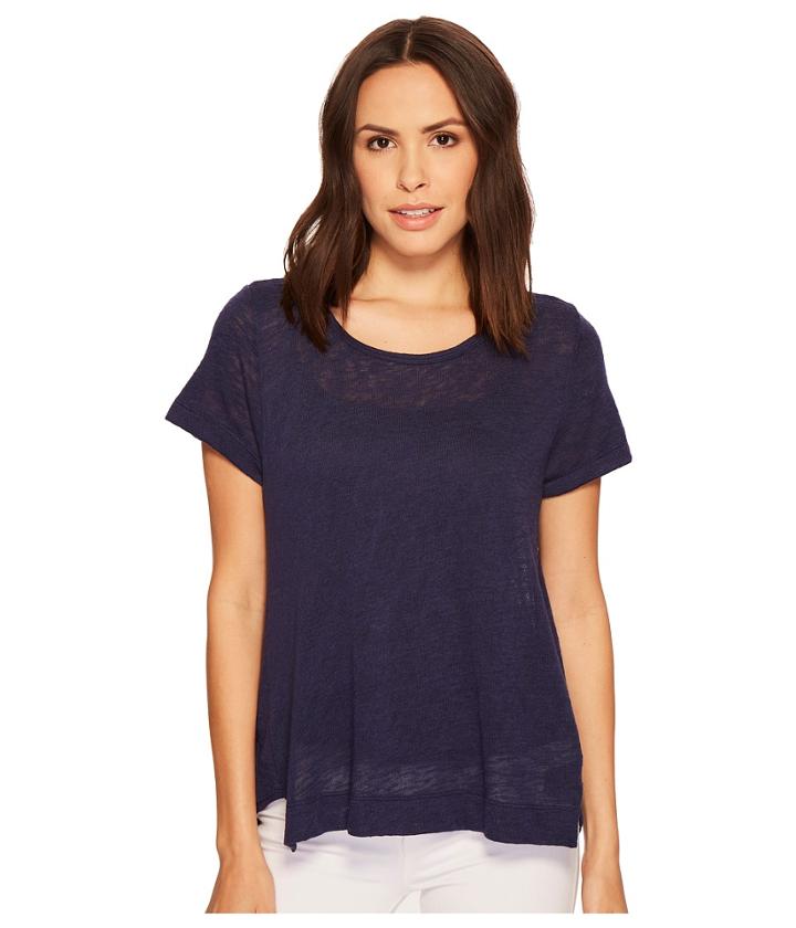 Nally &amp; Millie - Short Sleeve Top With Panel Seams