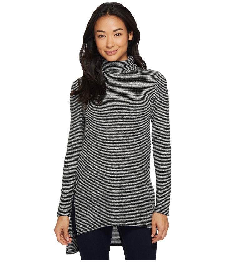 Karen Kane - Side-slit Turtleneck Top