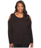 Lysse - Plus Size Cold Shoulder Top