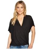 Michael Stars - Brooklyn Jersey Cross Over V-neck Top