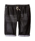 Hudson Kids - Knit Denim Shorts In Graphite