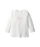 Lanvin Kids - Long Sleeve Logo T-shirt With Shoulder Bows
