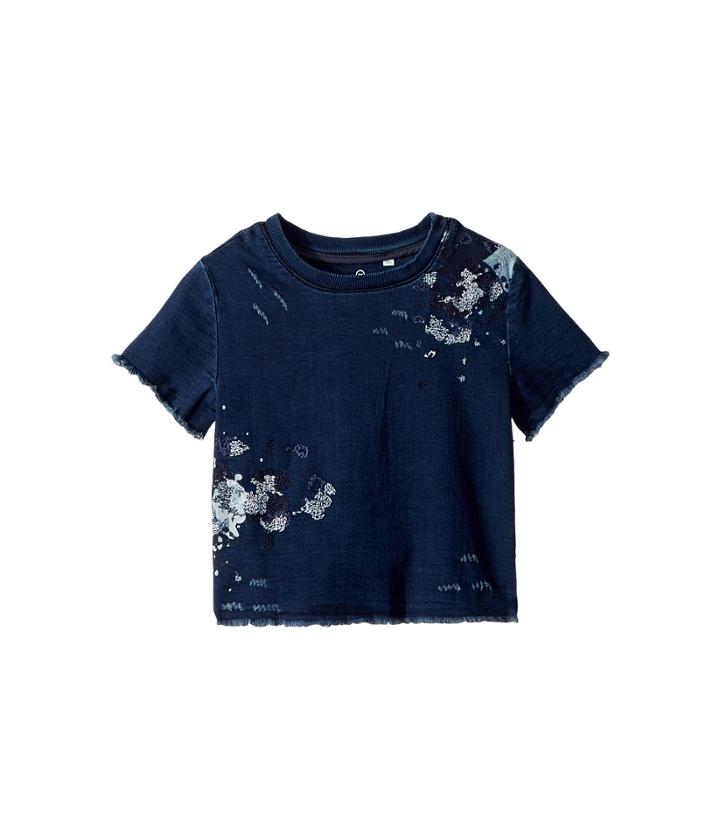 Ag Adriano Goldschmied Kids - Dalis Knit Embroidered Short Sleeve Shirt