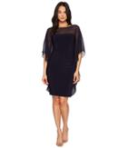 Lauren Ralph Lauren - Aianna Matte Jersey With Georgette Dress