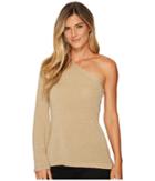 Vince Camuto - One Shoulder Bell Sleeve Lurex Sweater