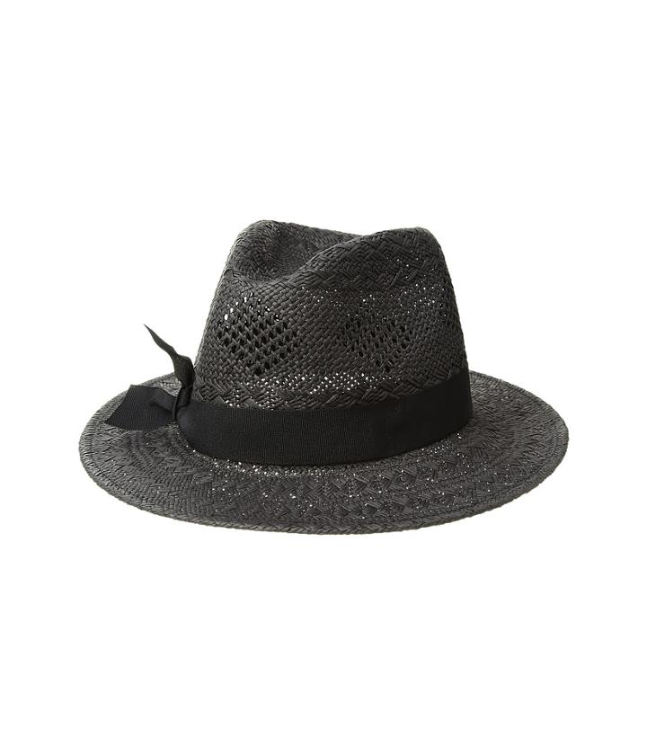 Lauren Ralph Lauren - Pointelle Fedora With Bow Hat
